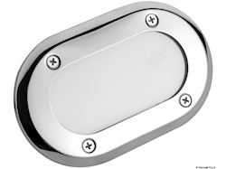 Plafoniera incasso ottone cromato 12 V 20 W